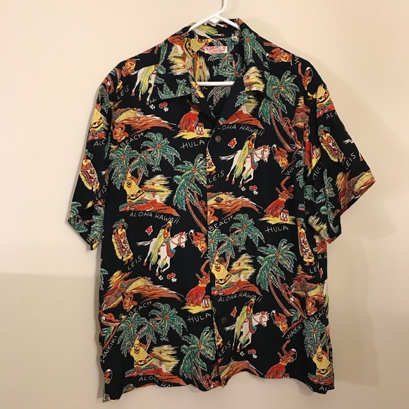 Sun Surf Rayon Short Sleeves Hawaiian Shirt XL - Picture 1 of 13